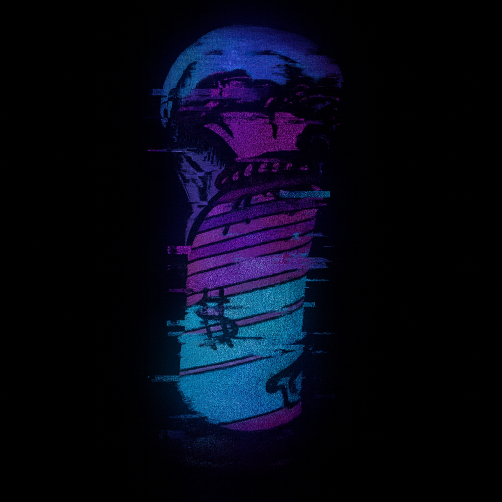 Vaporwave Fairway Wood Cover