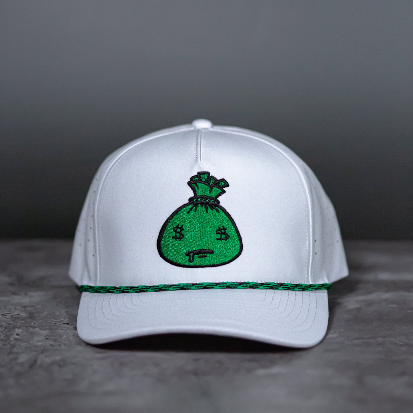Mr. MoneyBags Hat - White