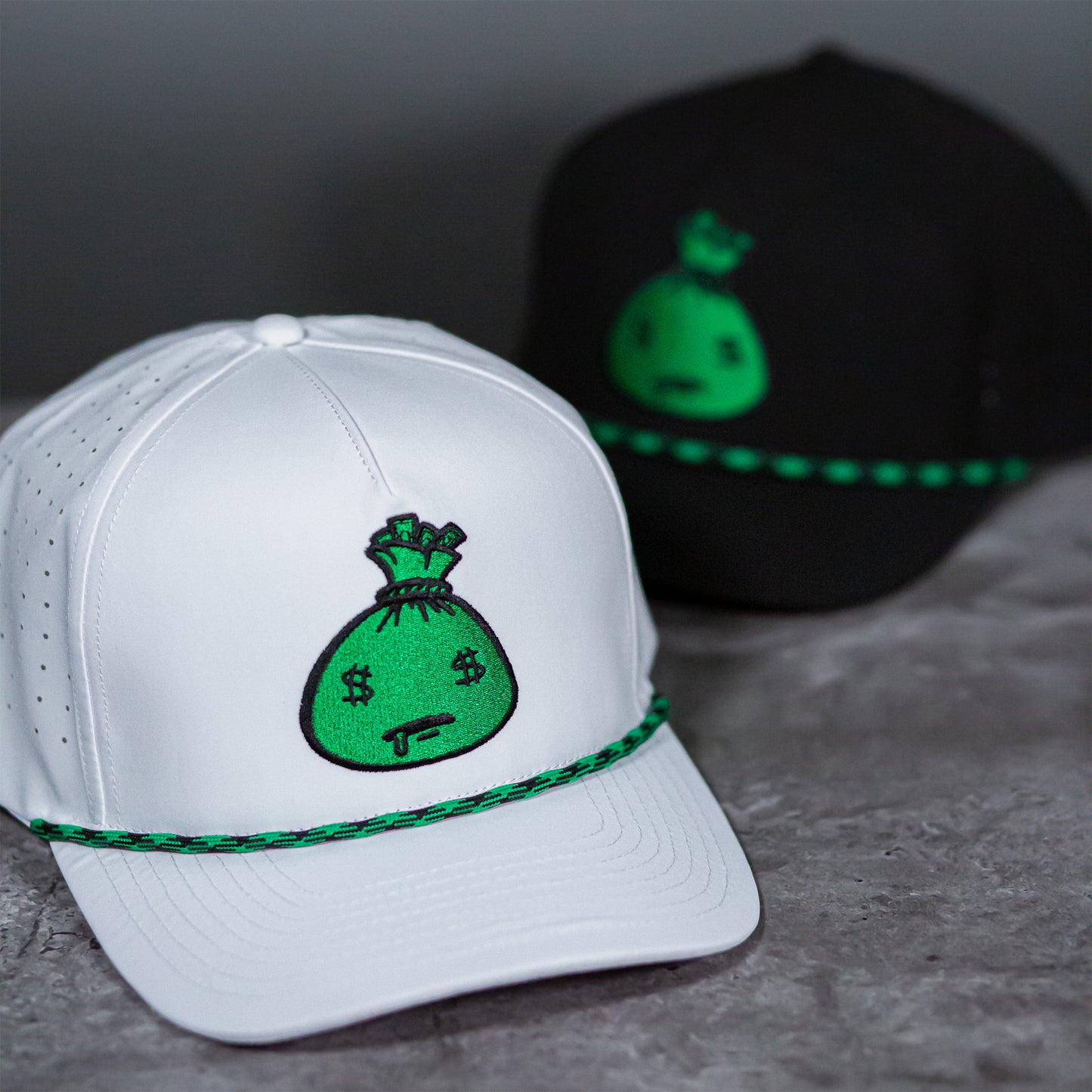 Mr. MoneyBags Hat - White